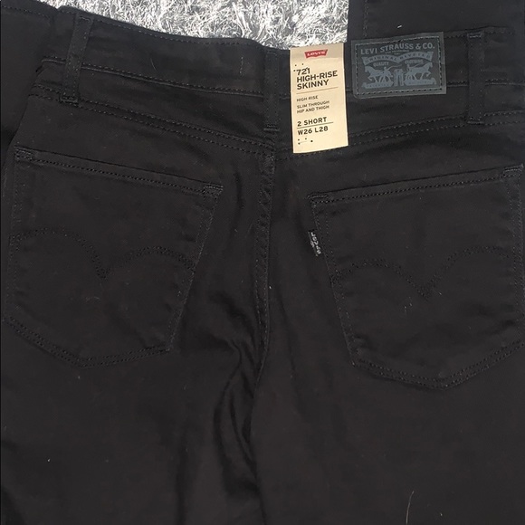 Levi’s 721 high-rise skinny black jeans!!! - Picture 6 of 6